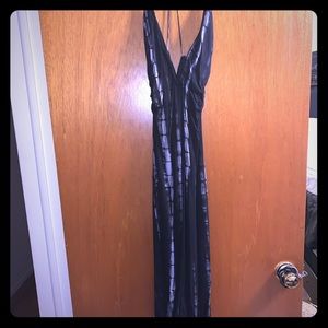 Black spaghetti strap dress